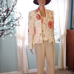 R & M Richards pant suit